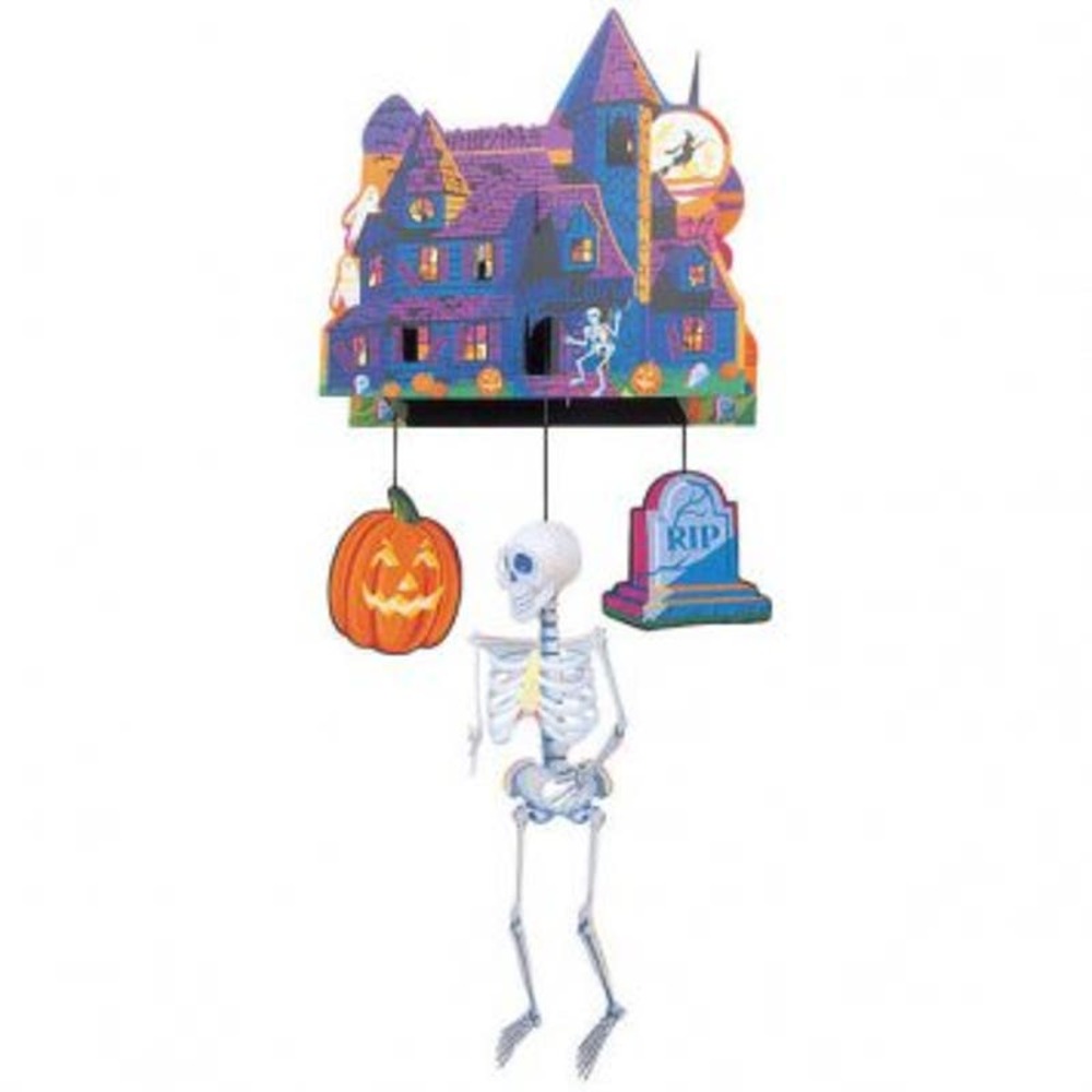 3-D Spook Central Paper Mobile 24 in.